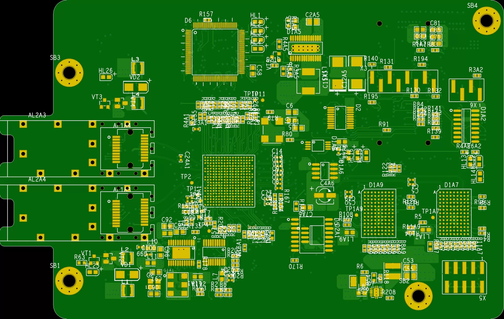 8-Layer Optical Fiber Transmission PCB